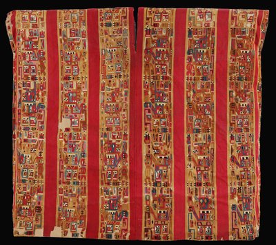 Unku with Designs of Stylized Figures by Nasca Huari style